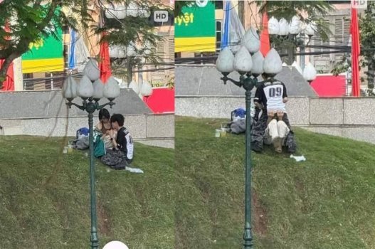 Clip sex đôi tình nhân Bắc Ninh mặn nồng trong khu vườn bí mật