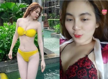 TikToker sexy với vòng một lớn Trân
